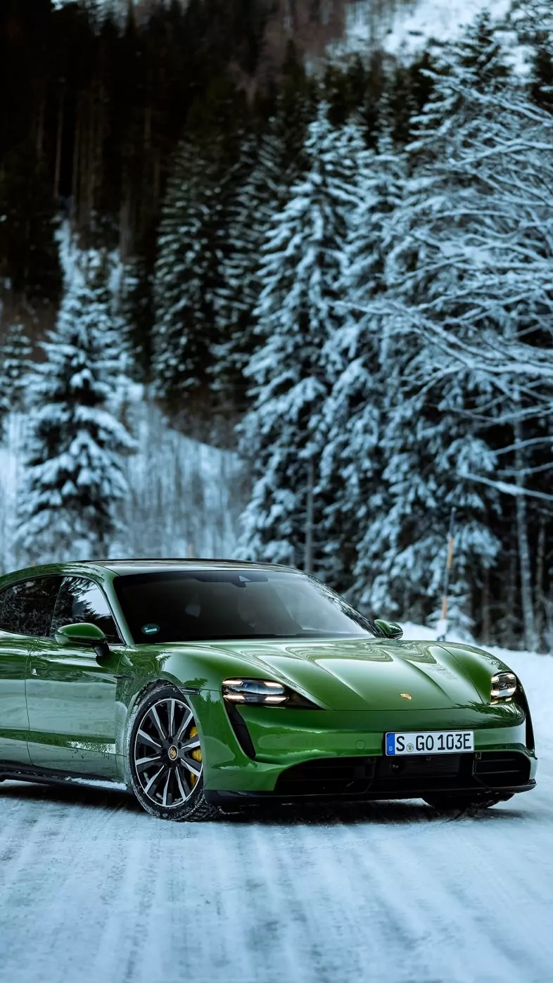 porsche taycan turbo s sport turismo car wallpaper