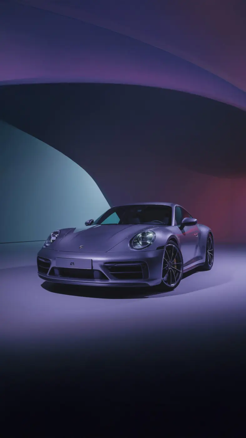 porsche violet car wallpaper