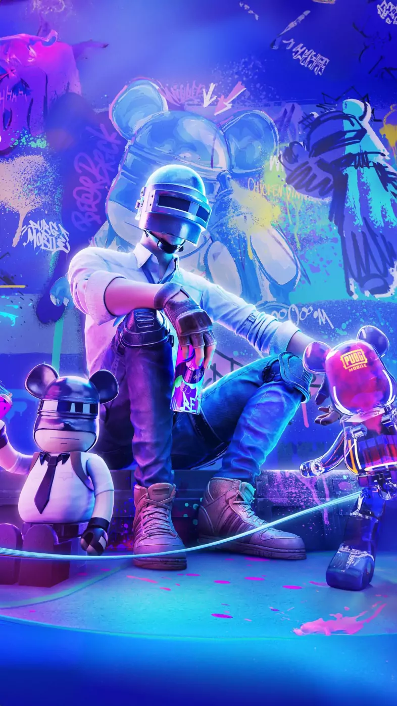 pubg bearbrick wallpaper