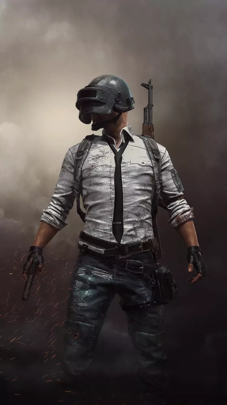 pubg helmet man wallpaper