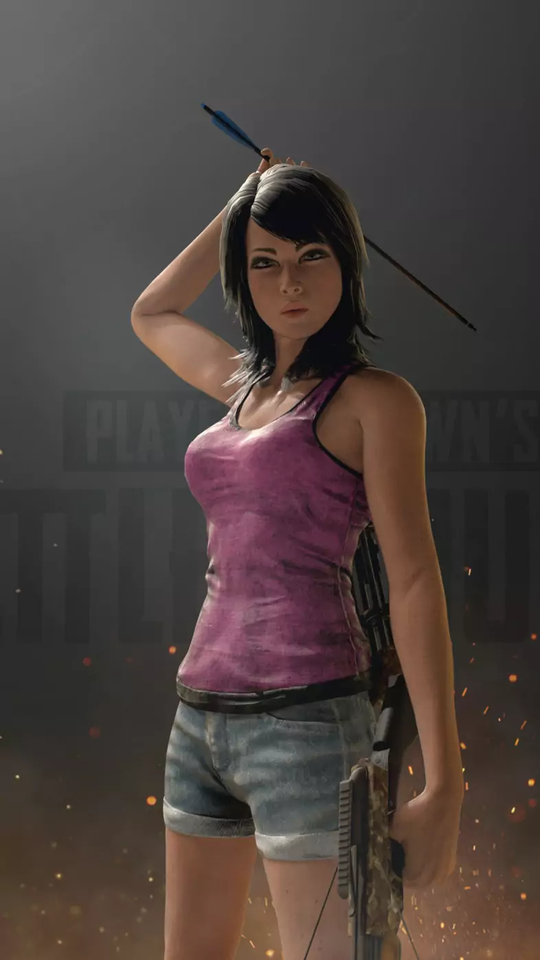 pubg mobile girl game wallpaper