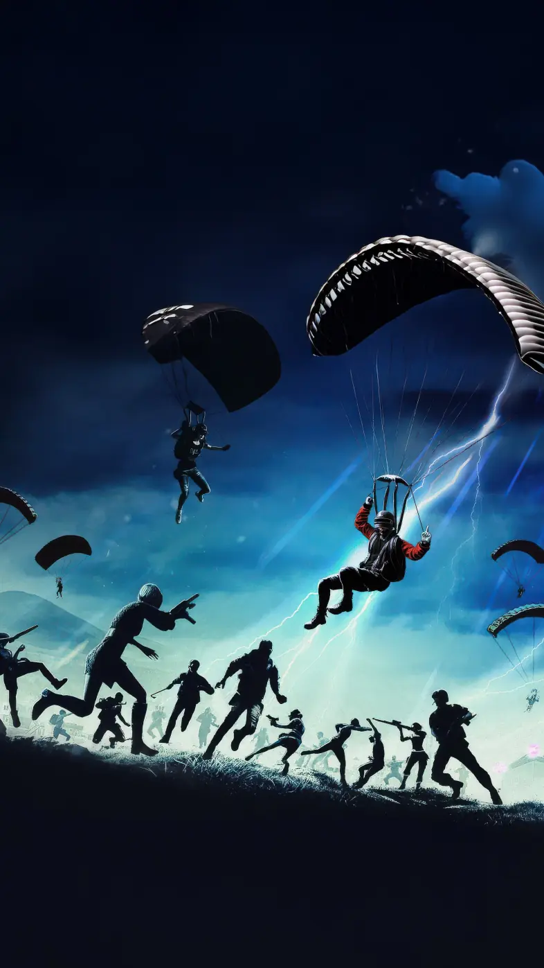 pubg mobile hot drop game wallpaper