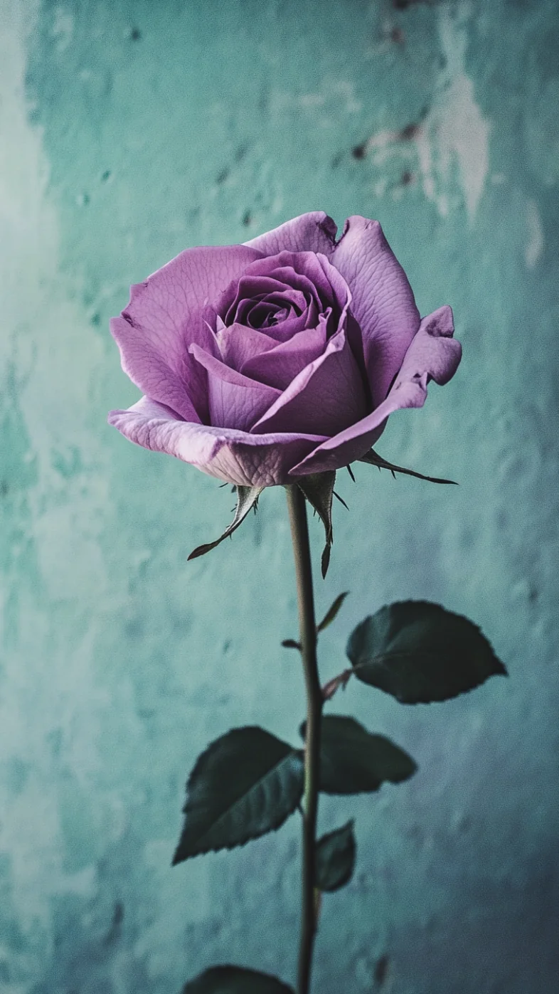 purple rose wallpaper