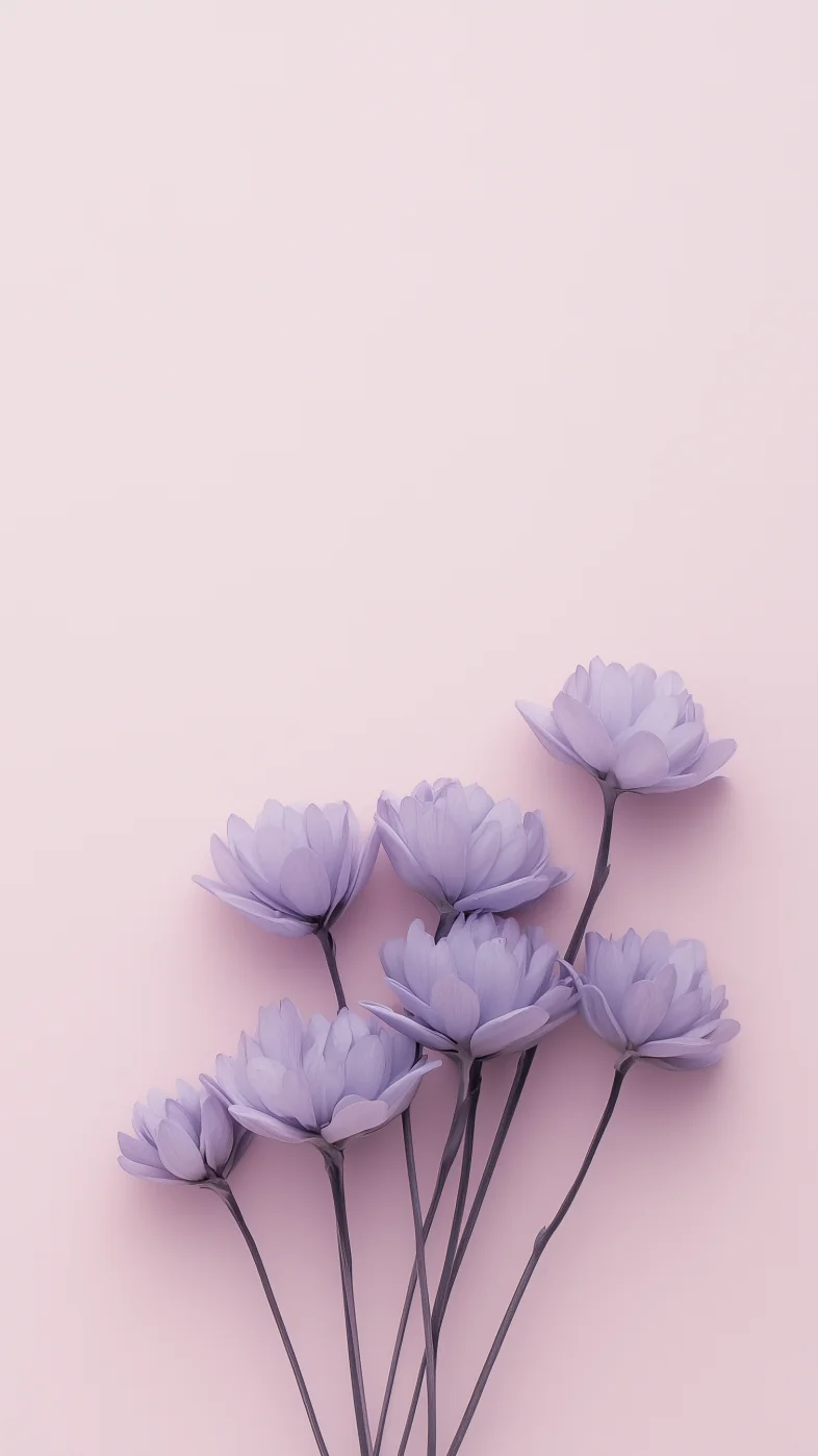 purple spring flowers wallpaper