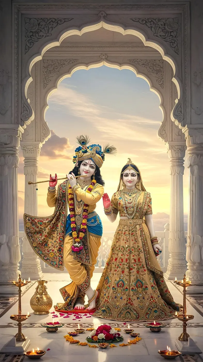 radha krishna wallpaper