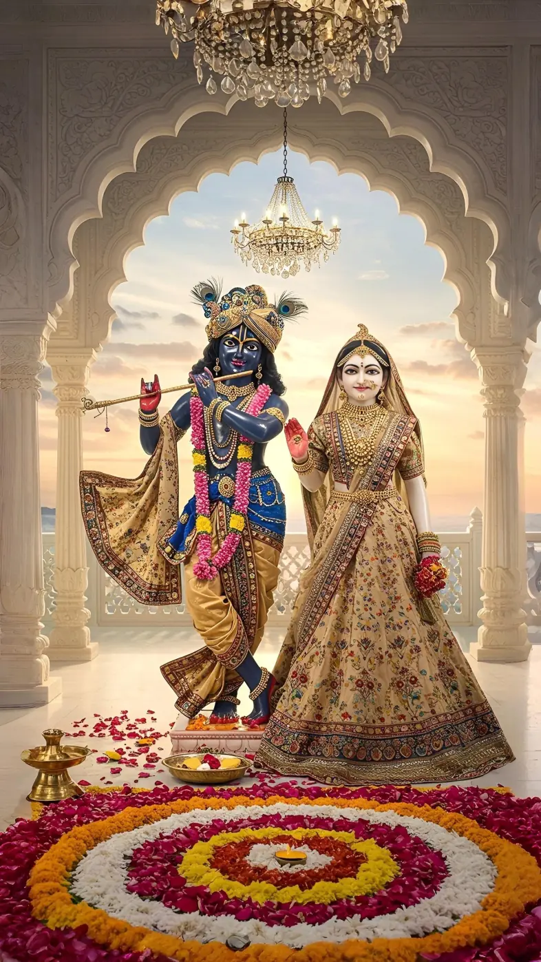 radha krishna wallpaper