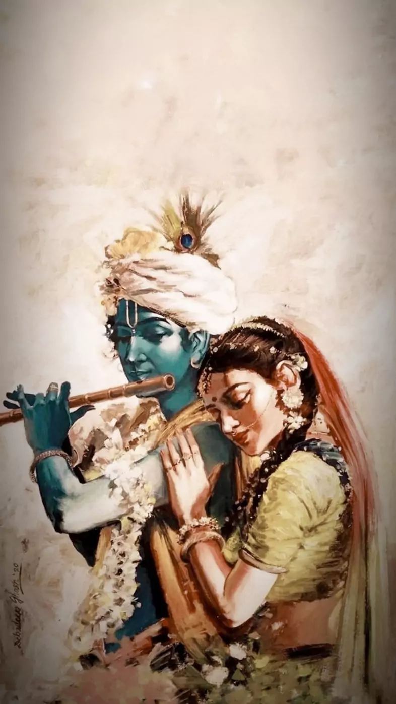 radha krishna wallpaper