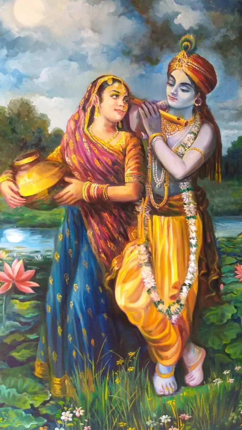 radha krishna wallpaper