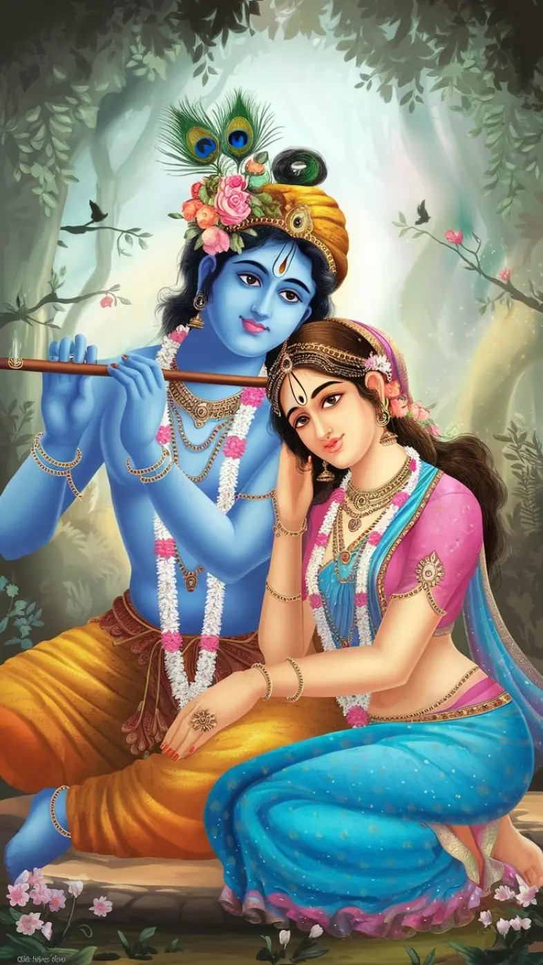 radha krishna wallpaper