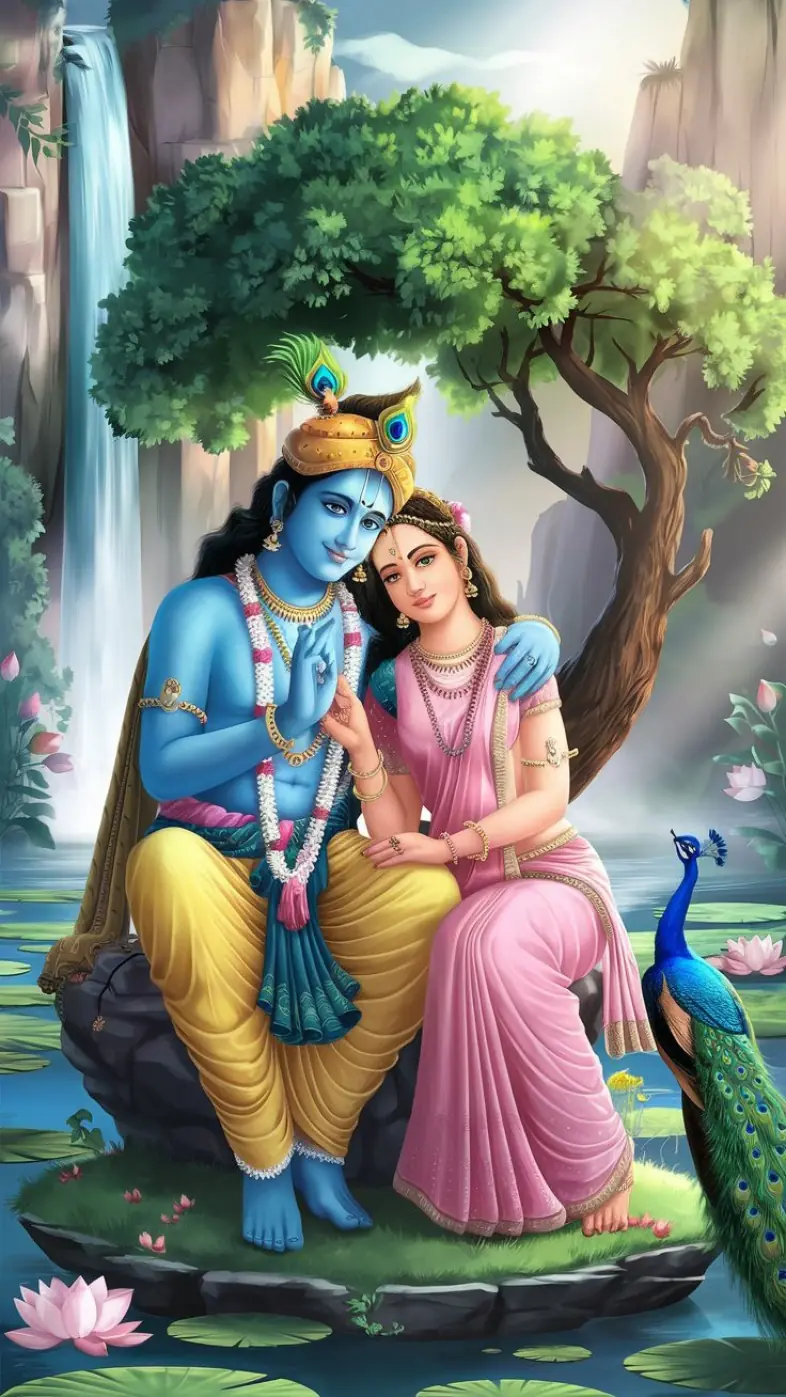 radha krishna wallpaper