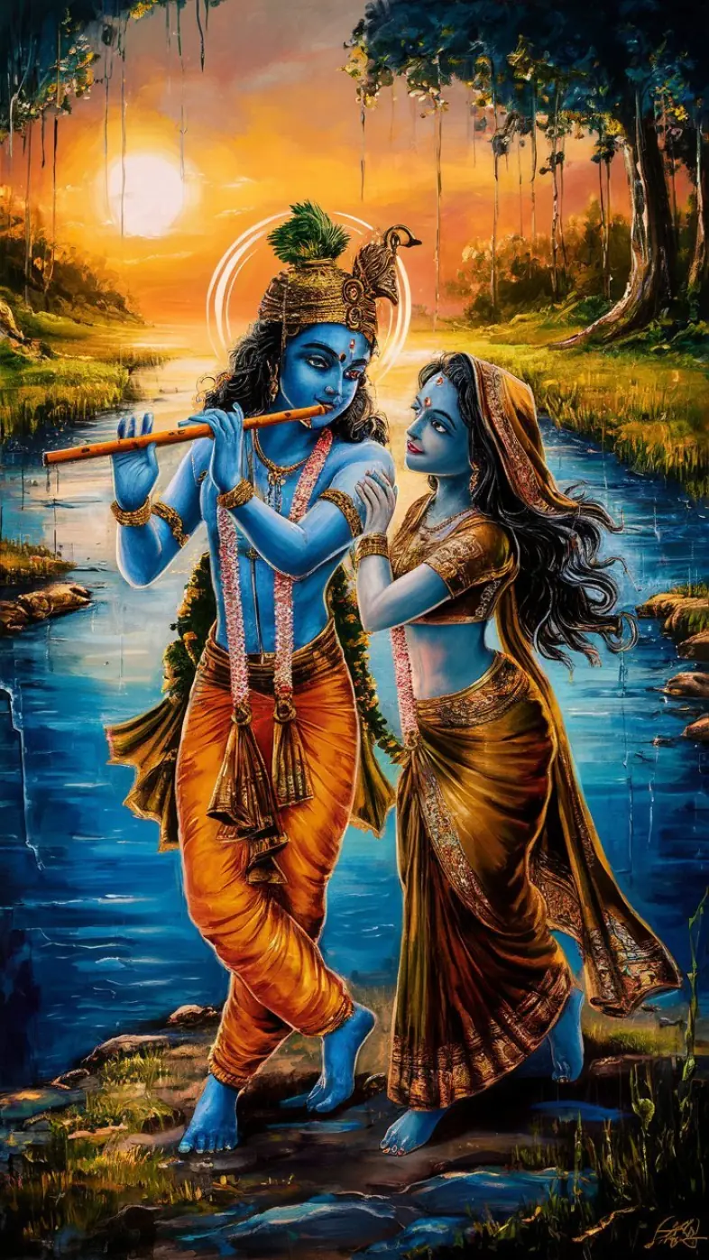 radha krishna wallpaper