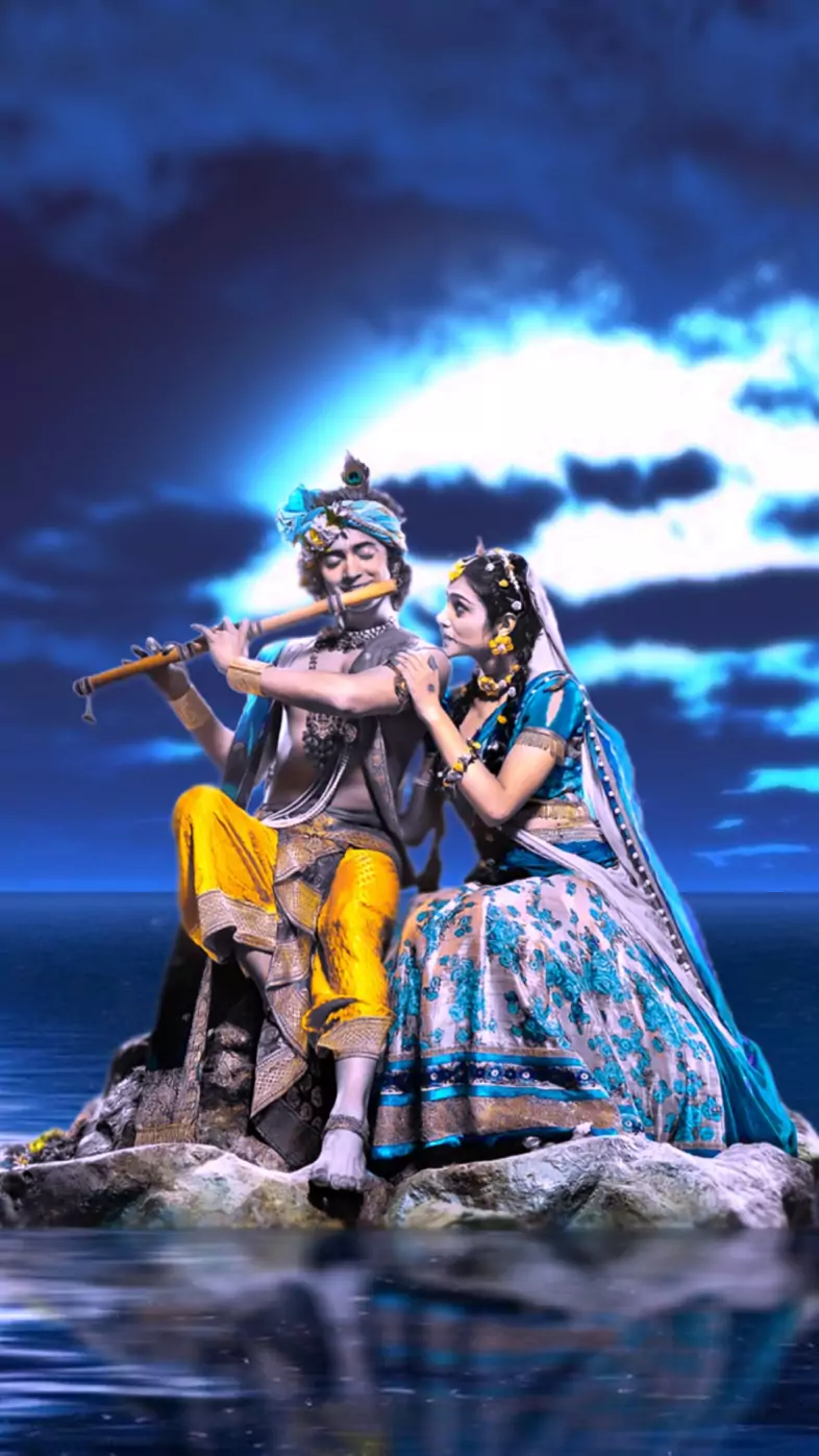 radha krishna wallpaper