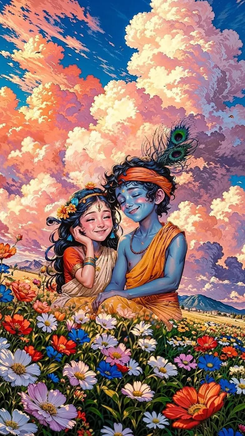 radha krishna wallpaper