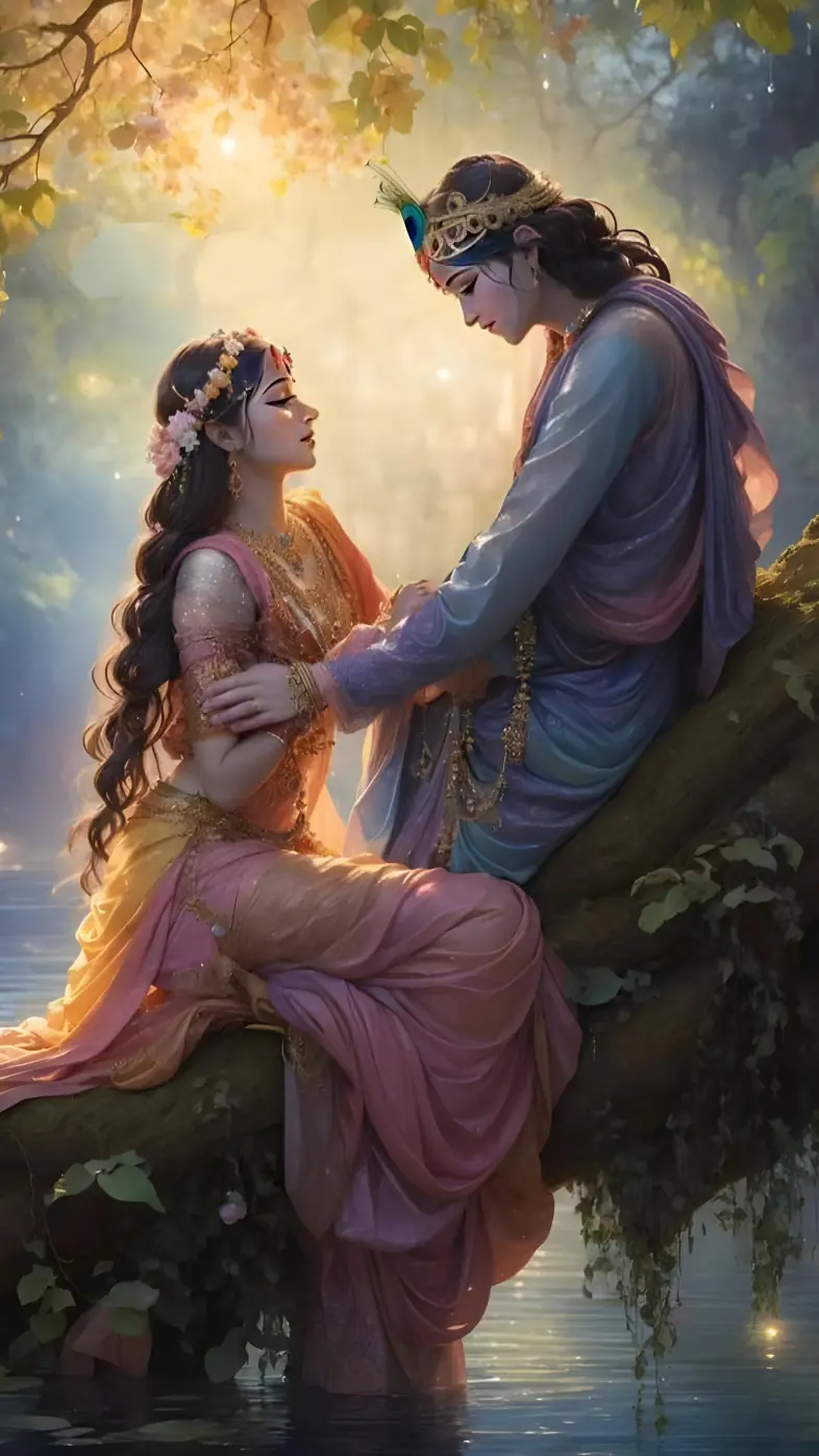 radha krishna wallpaper