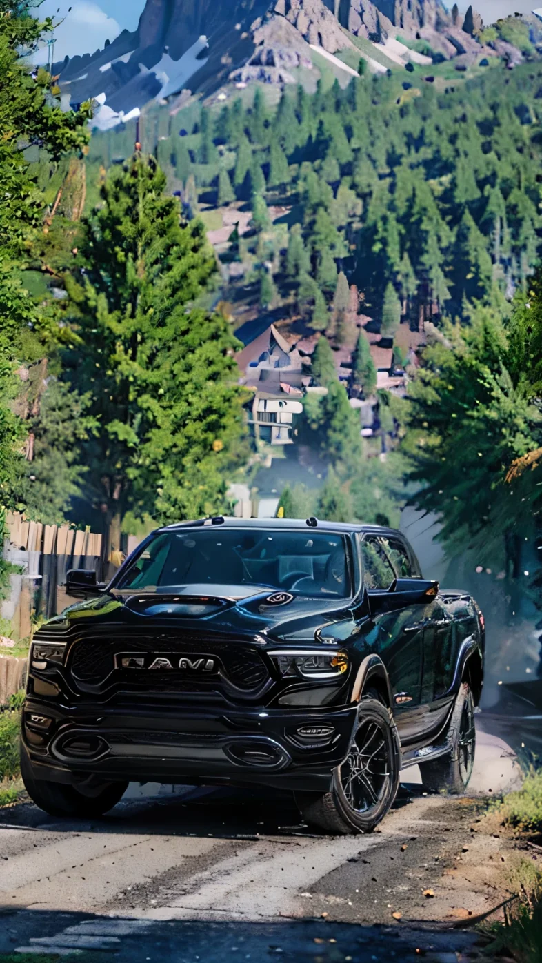 ram pickup car wallpaper