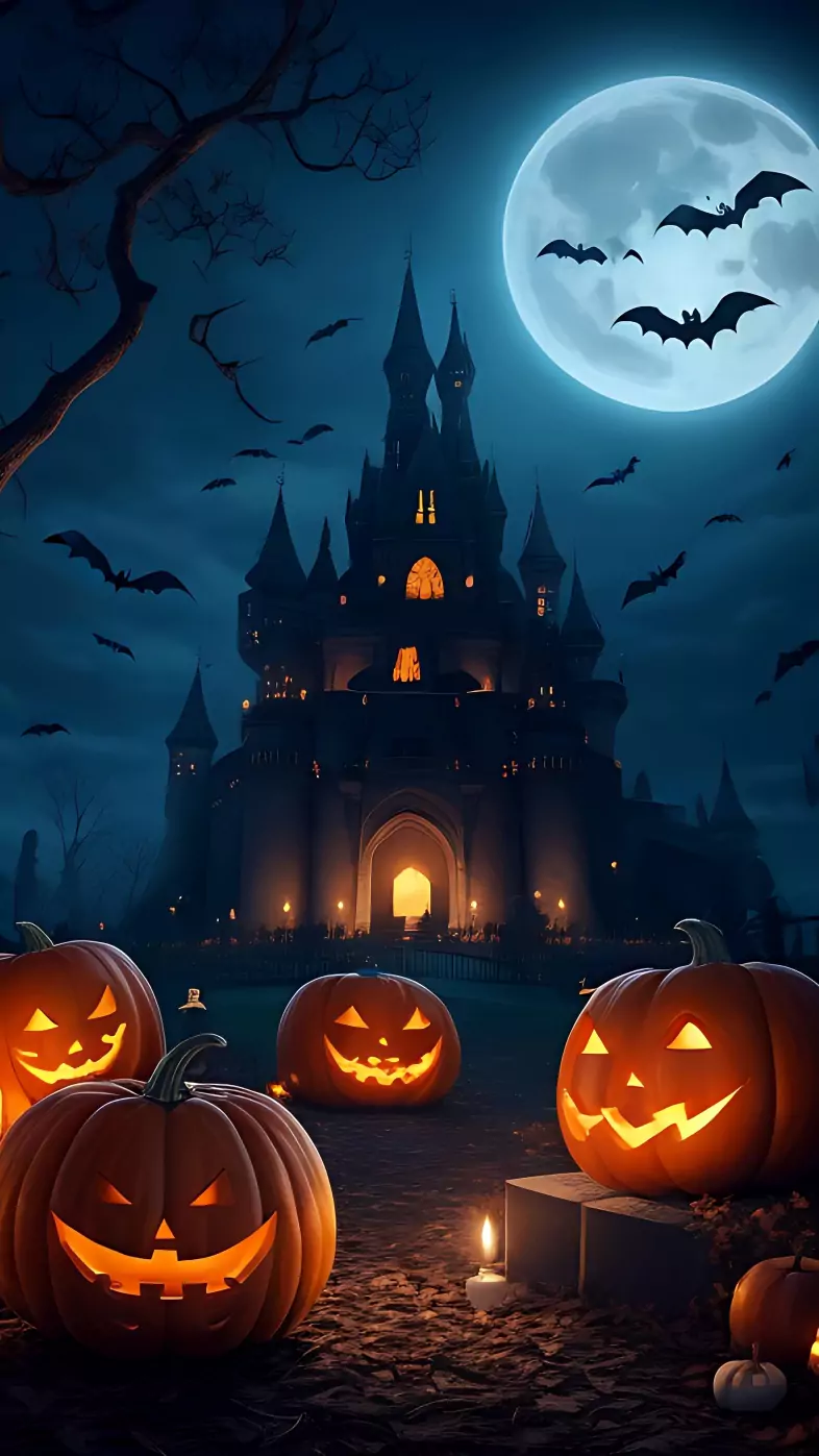realistic halloween  wallpaper