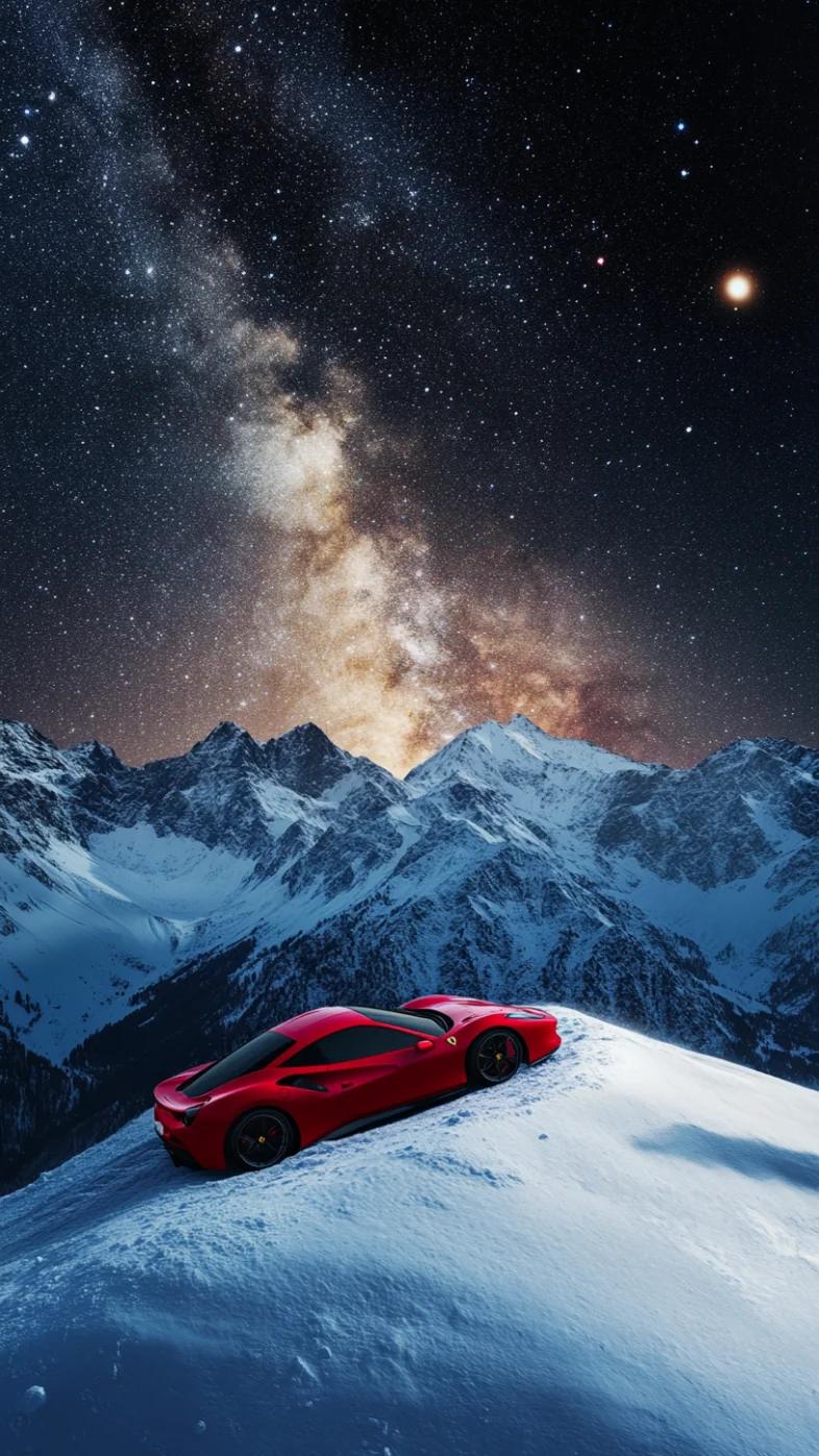 red Ferrari car wallpaper