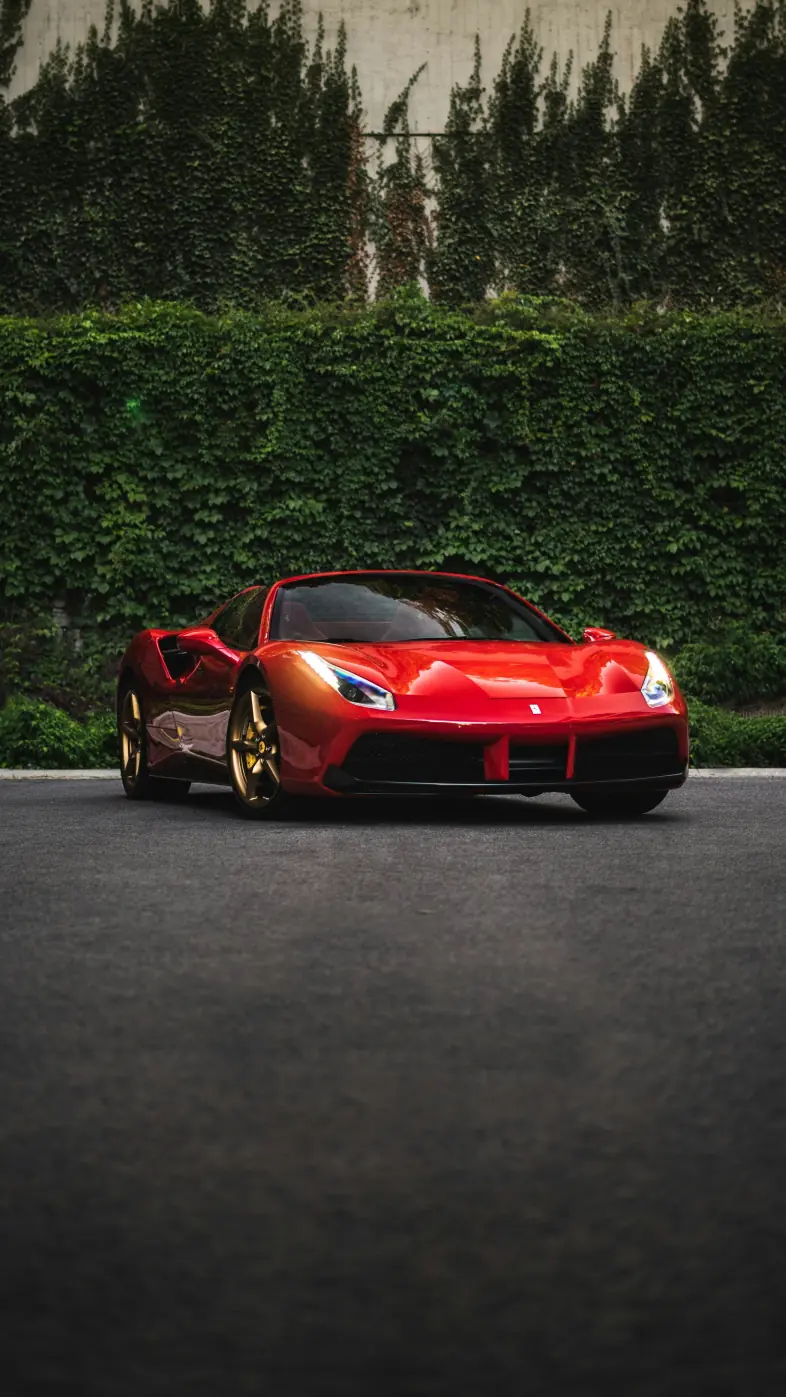 red Ferrari car wallpaper