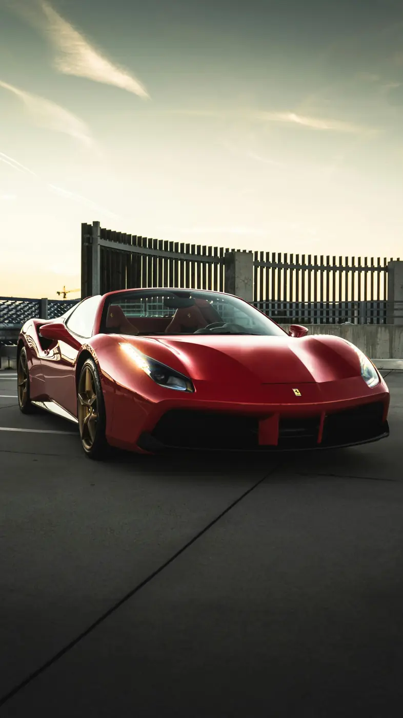 red Ferrari car wallpaper