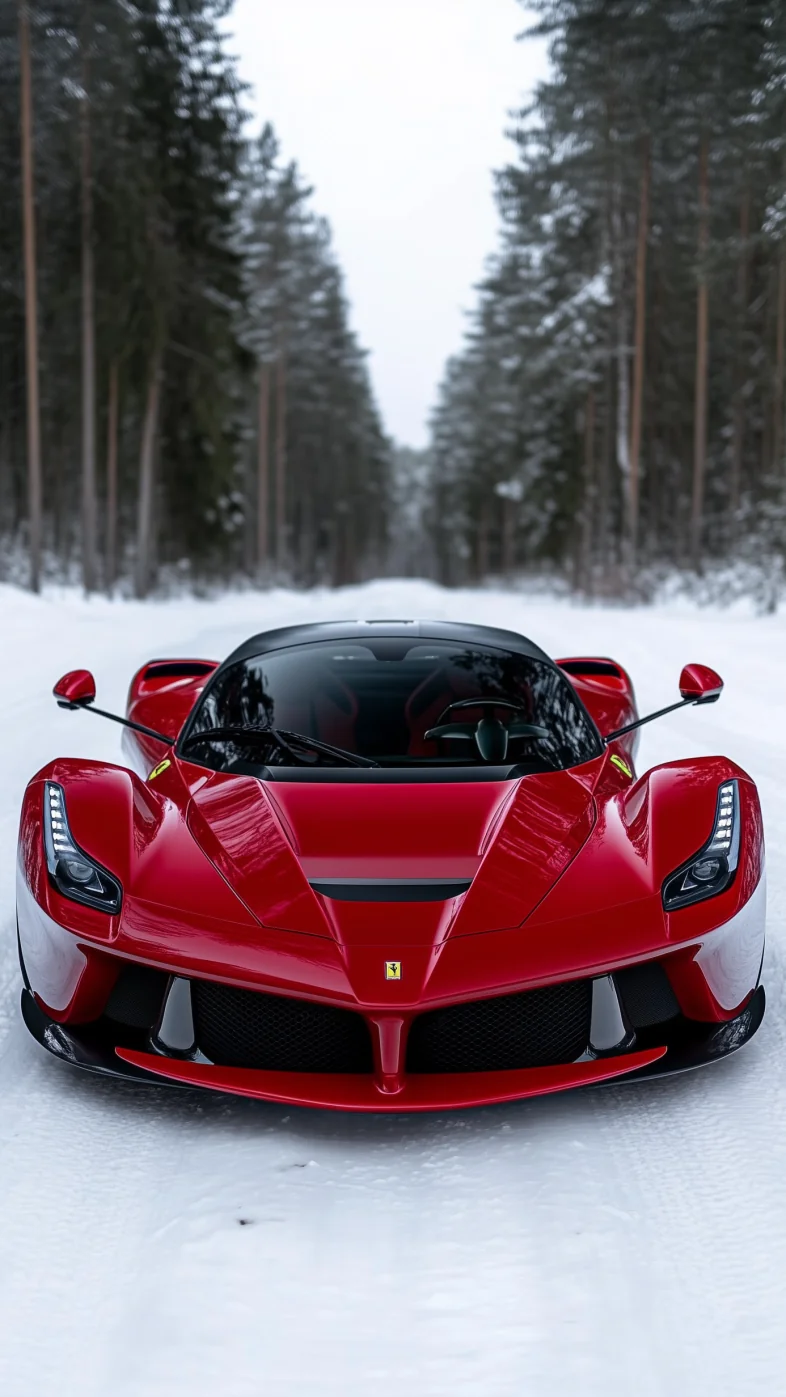 red Ferrari car wallpaper