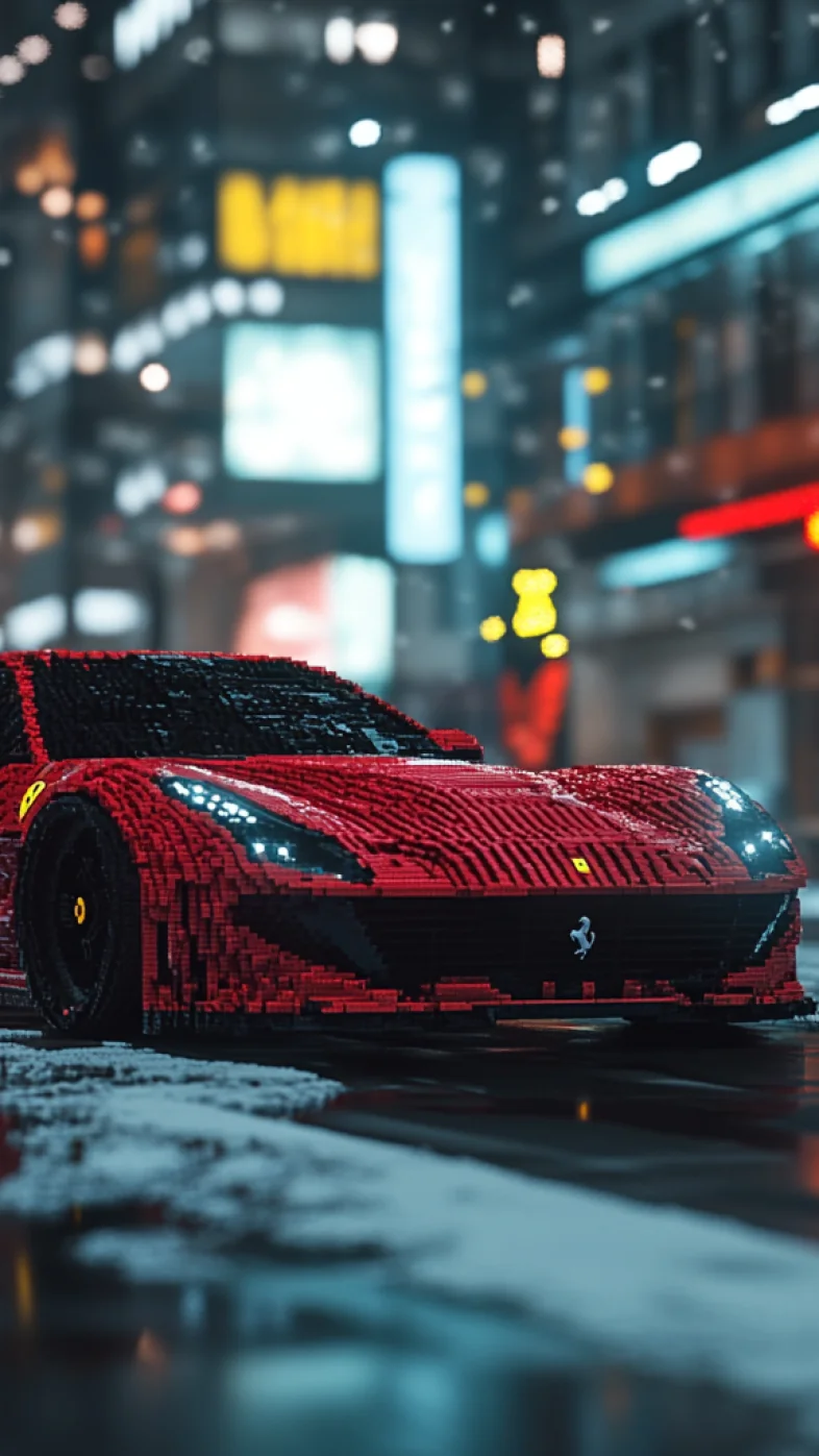 red Ferrari car wallpaper