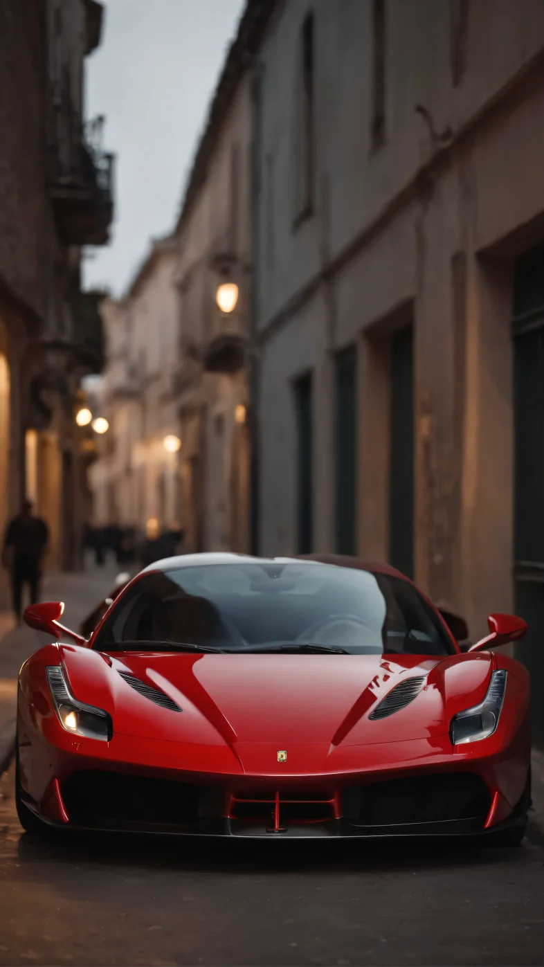 red Ferrari car wallpaper