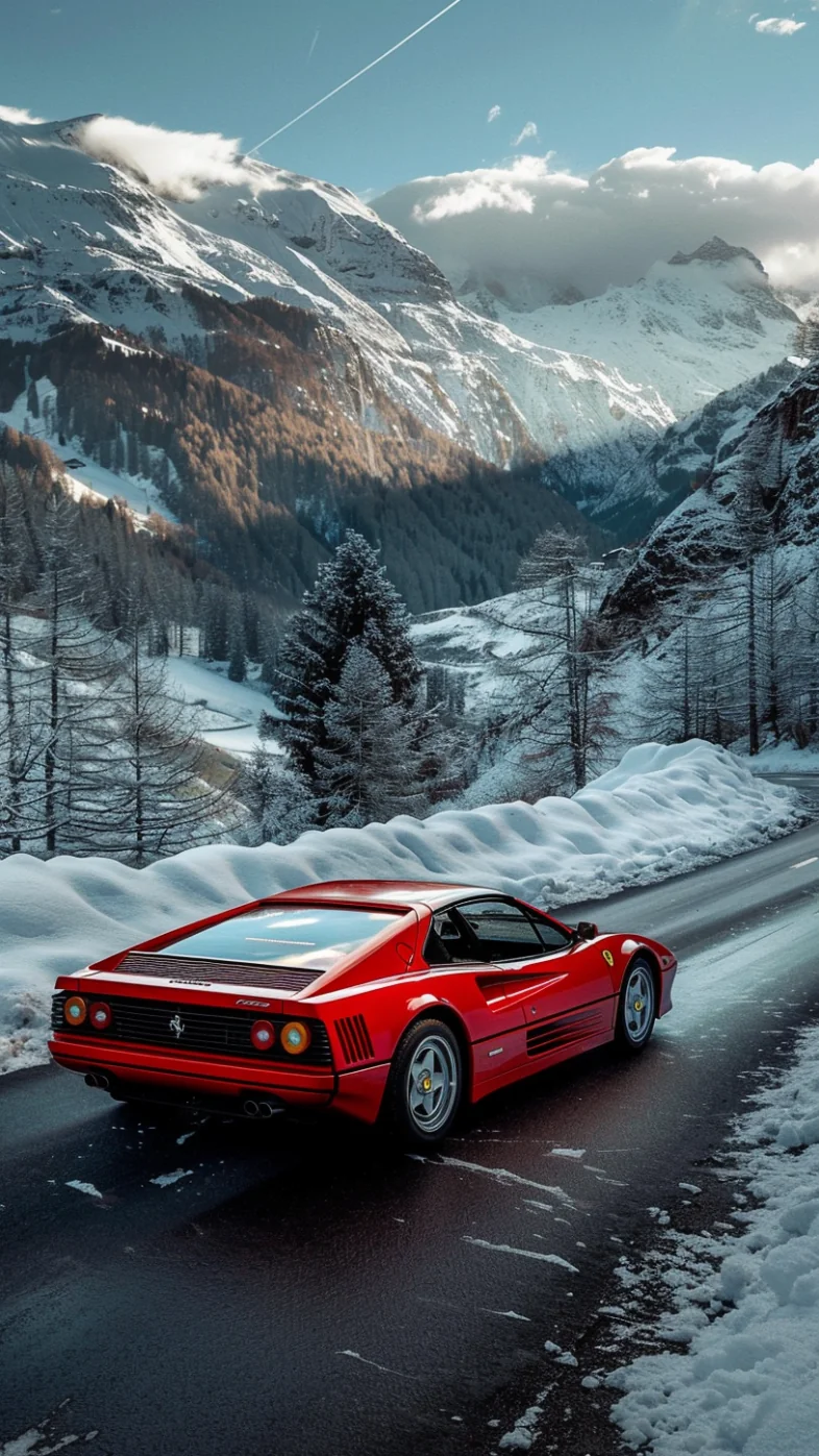 red car wallpaper