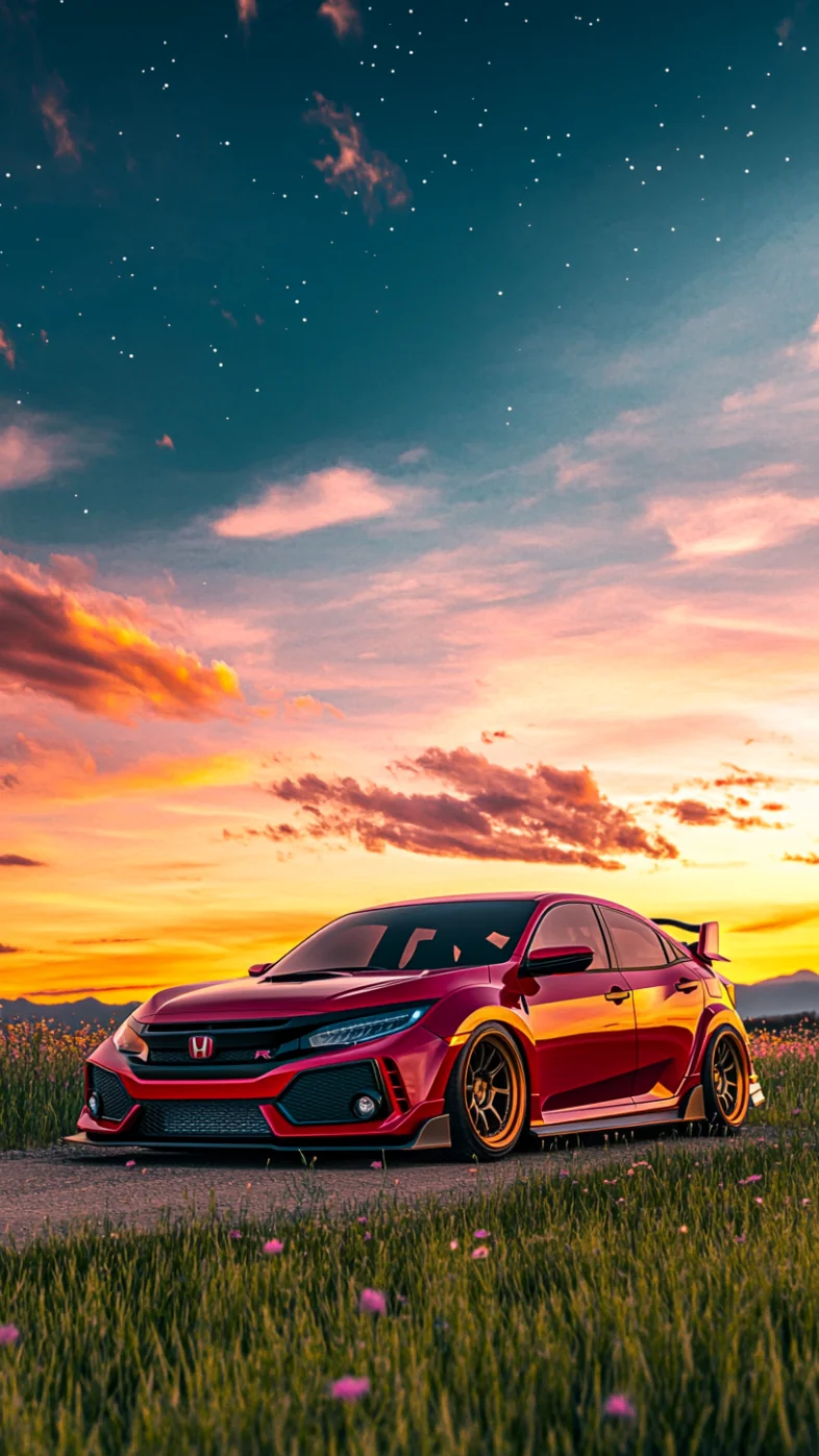 red car wallpaper