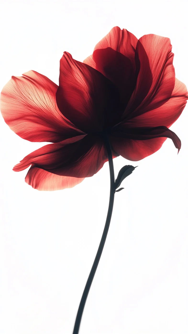 red flower wallpaper