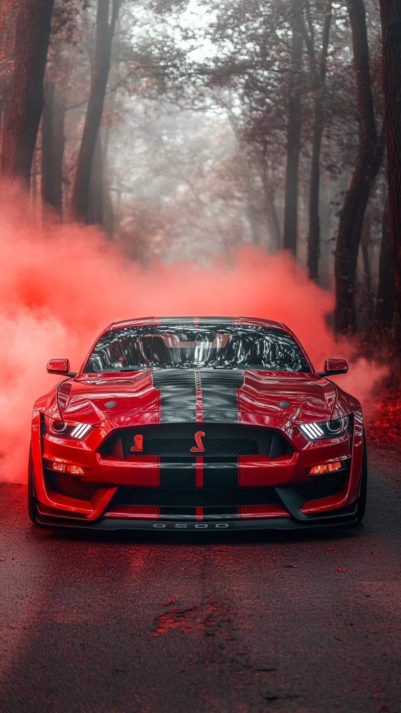 red ford mustang gt 500 car wallpaper