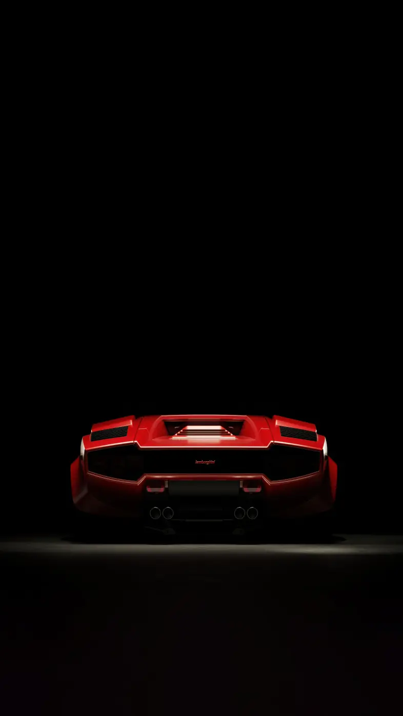 red lamborghini countach car wallpaper