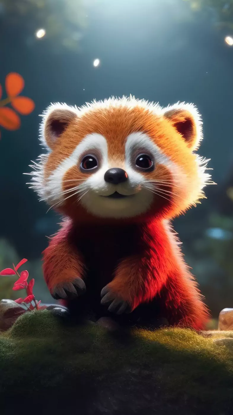 red panda cute wallpaper