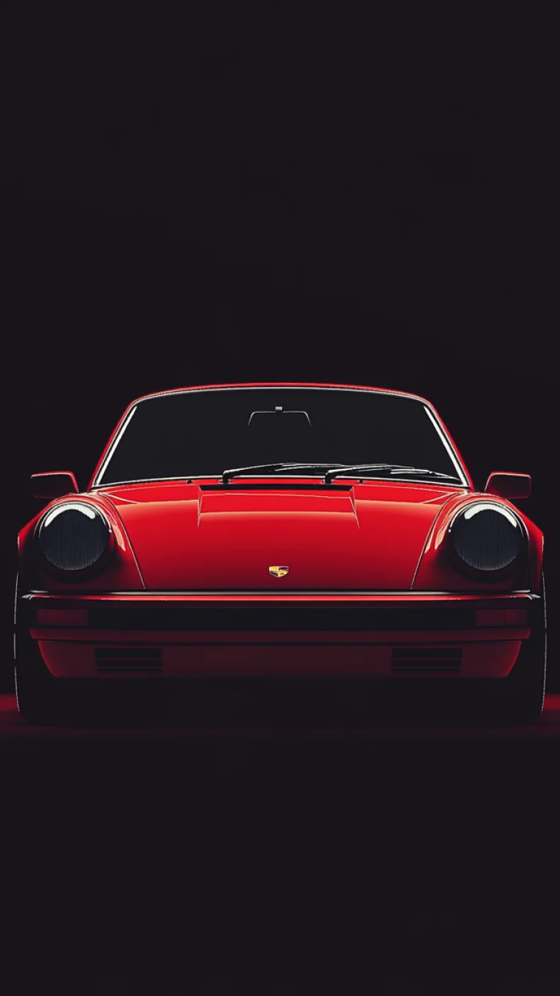 red porsche car wallpaper