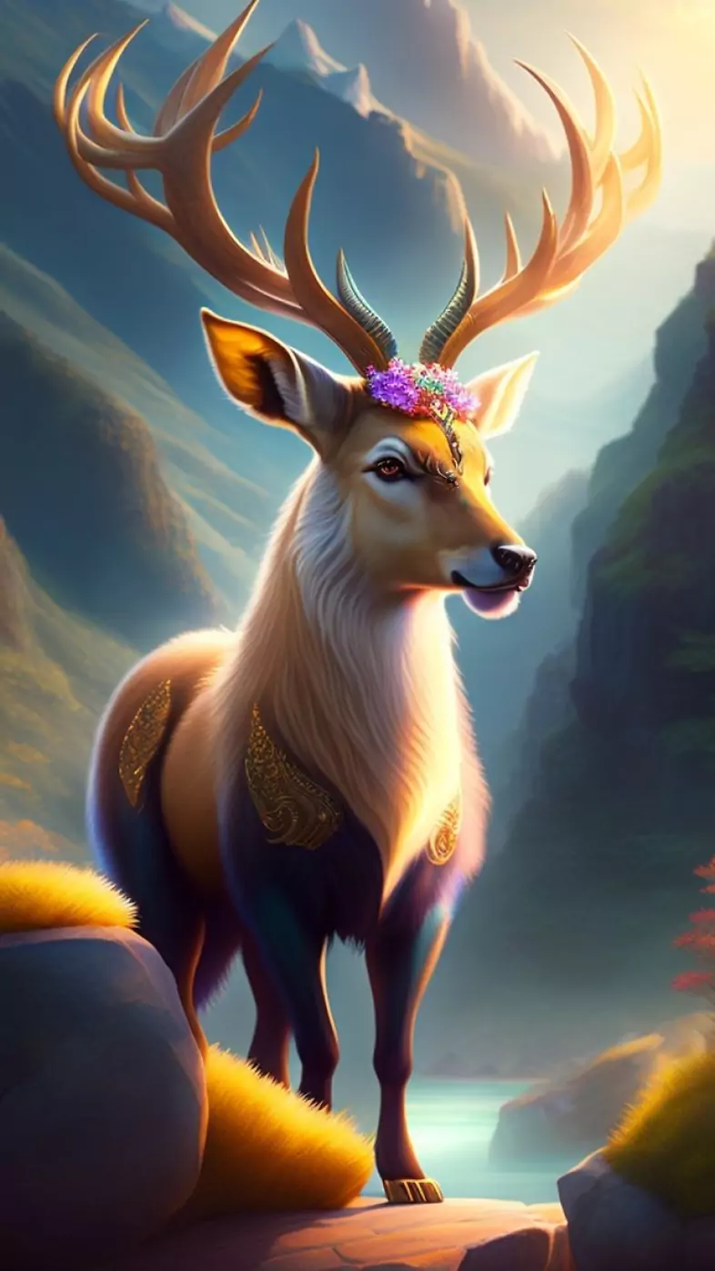reindeer wallpaper