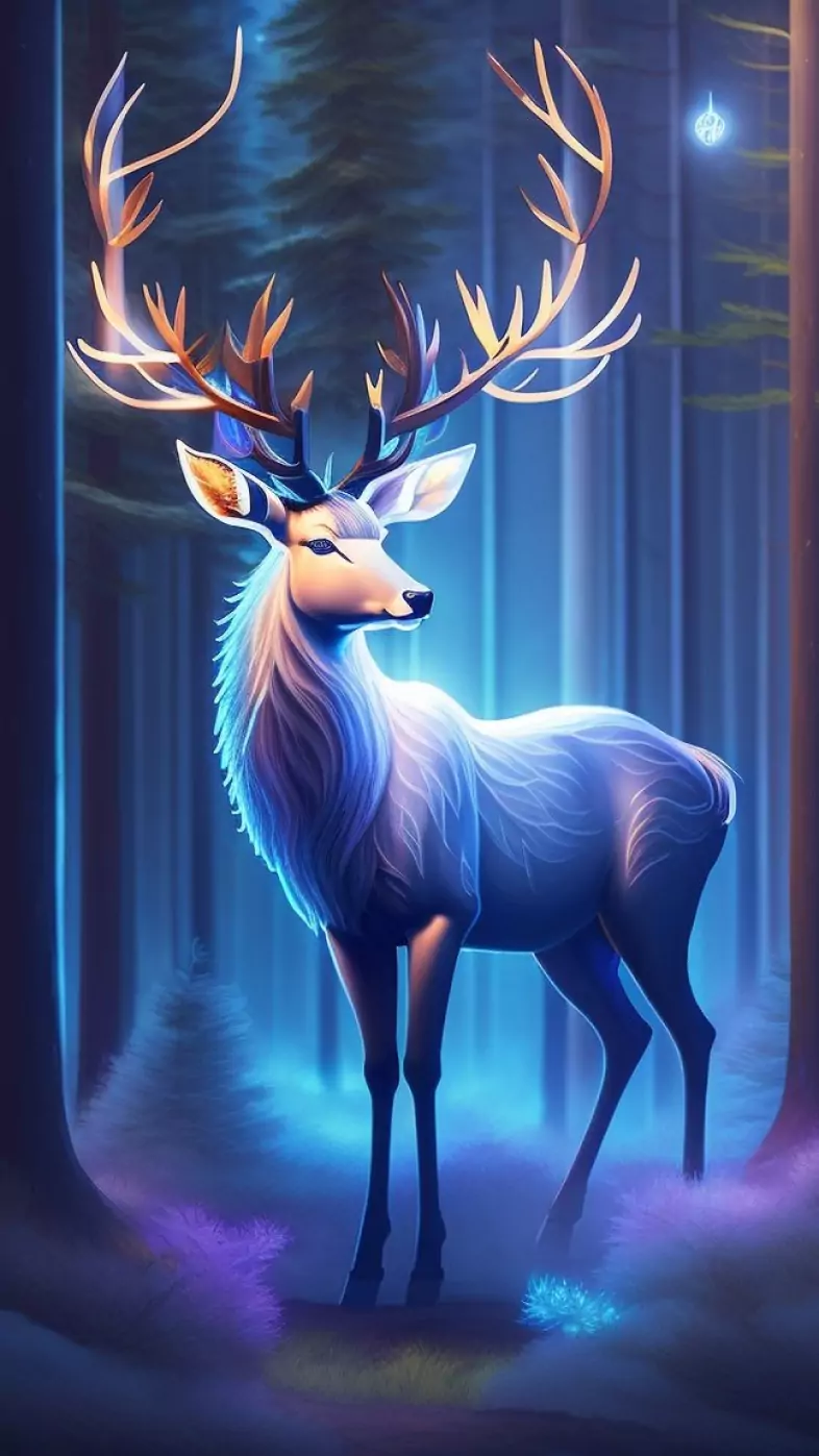 reindeer wallpaper