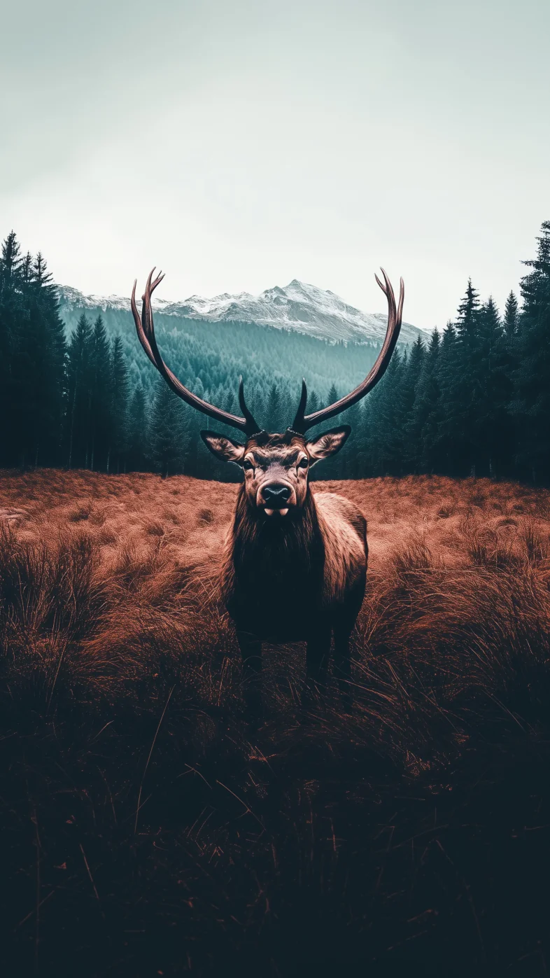 reindeer wallpaper