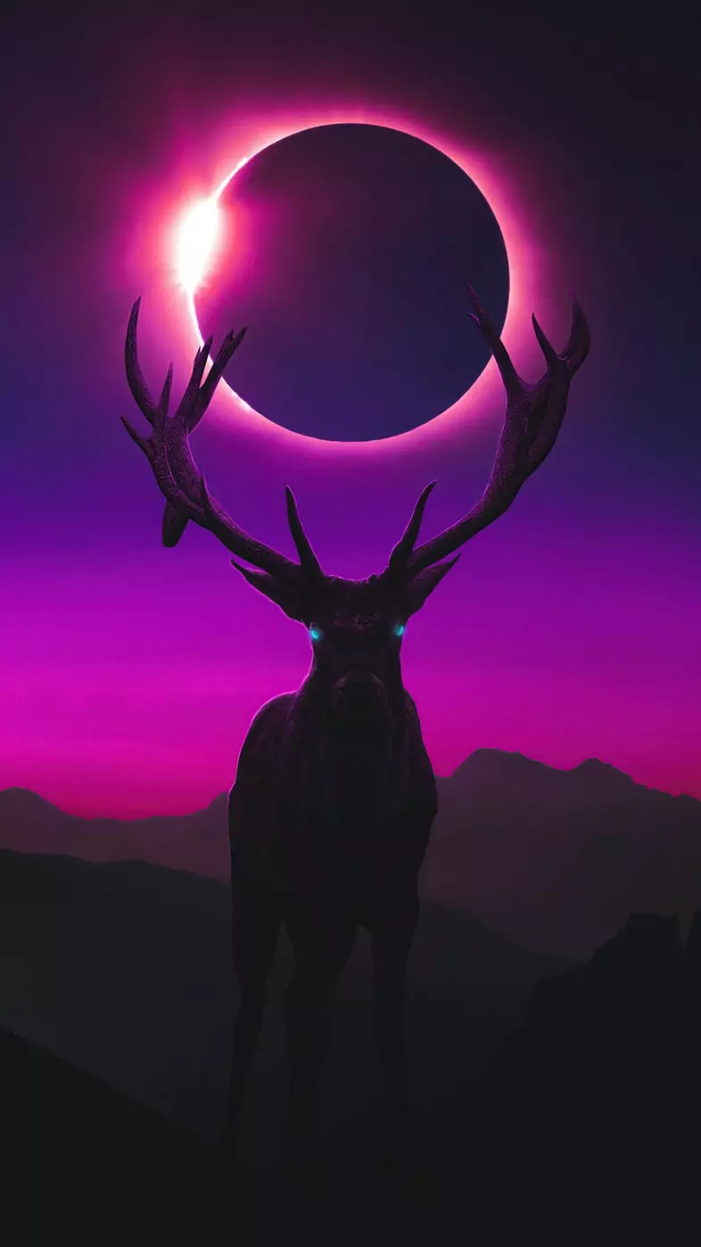 reindeer wallpaper