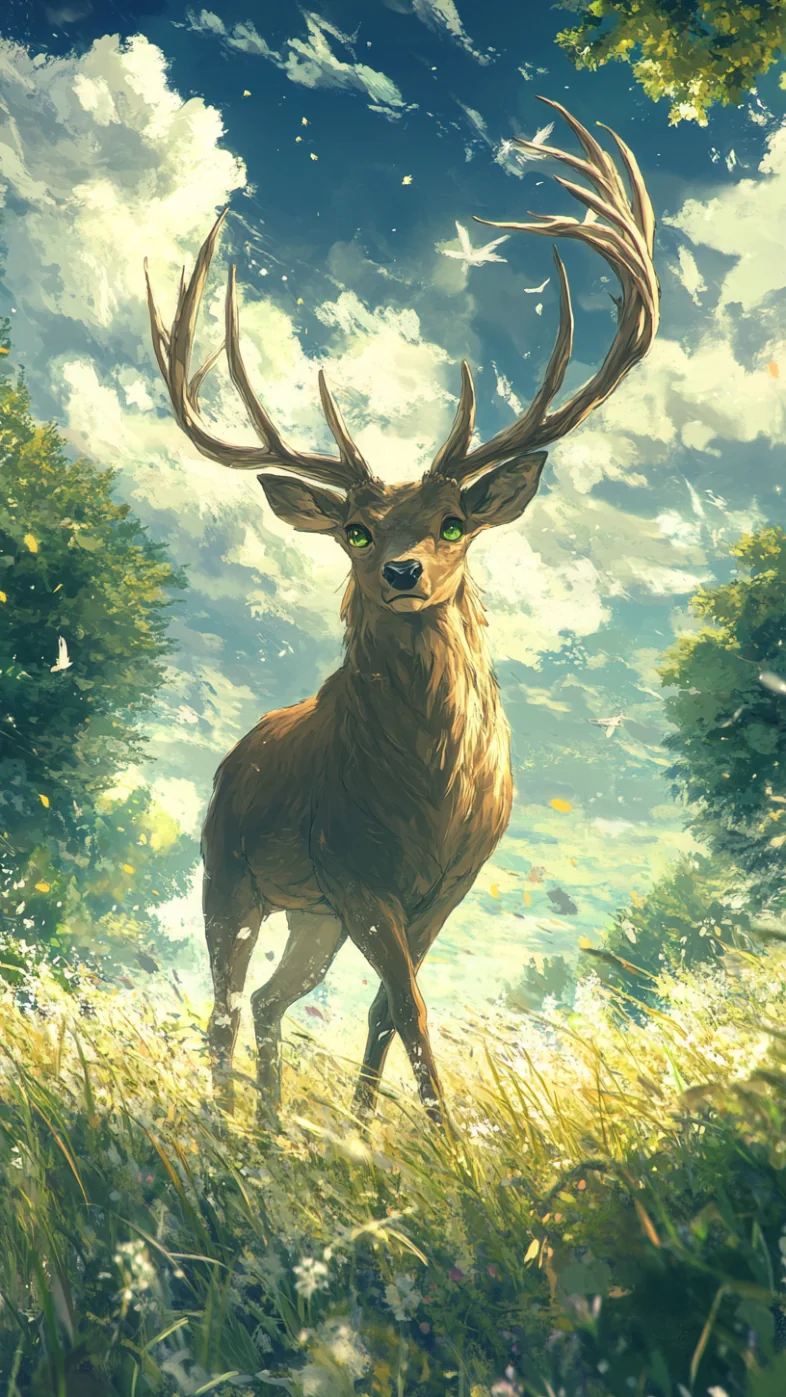 reindeer wallpaper