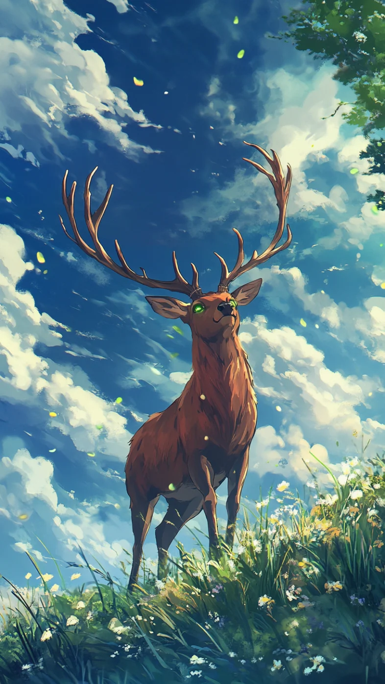 reindeer wallpaper