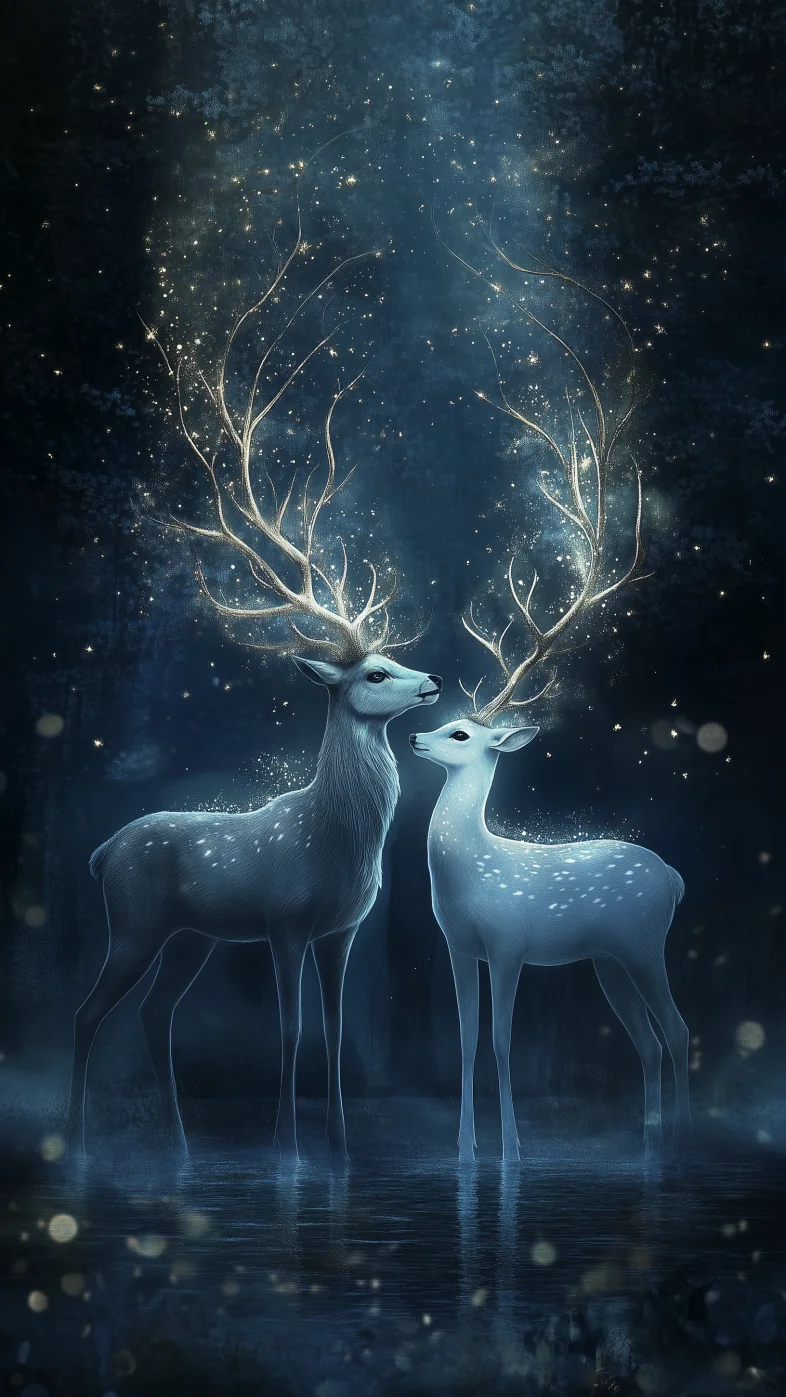 reindeer wallpaper
