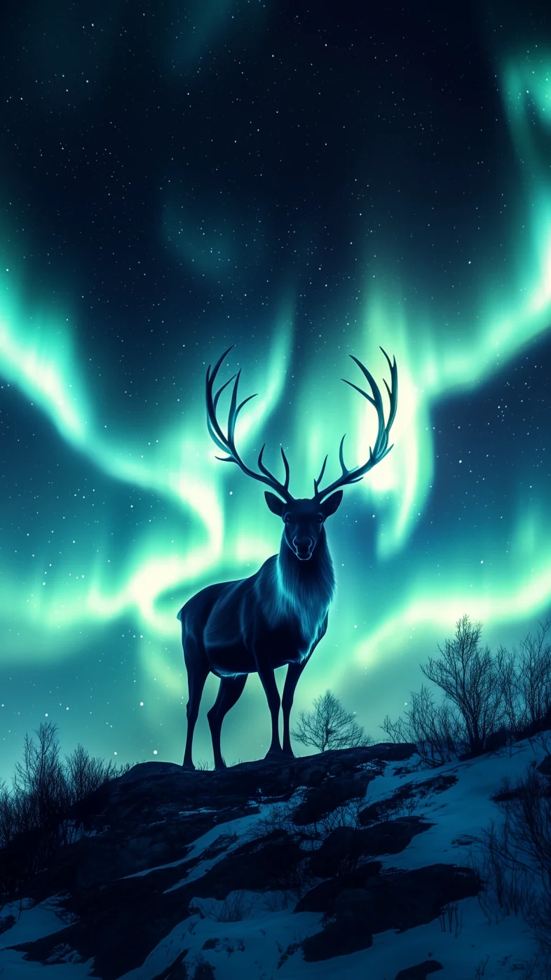reindeer wallpaper