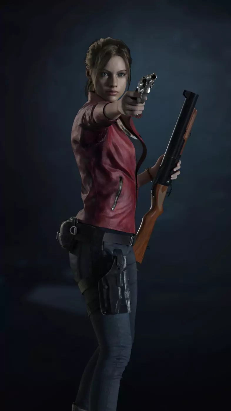 resident evil 2 claire wallpaper