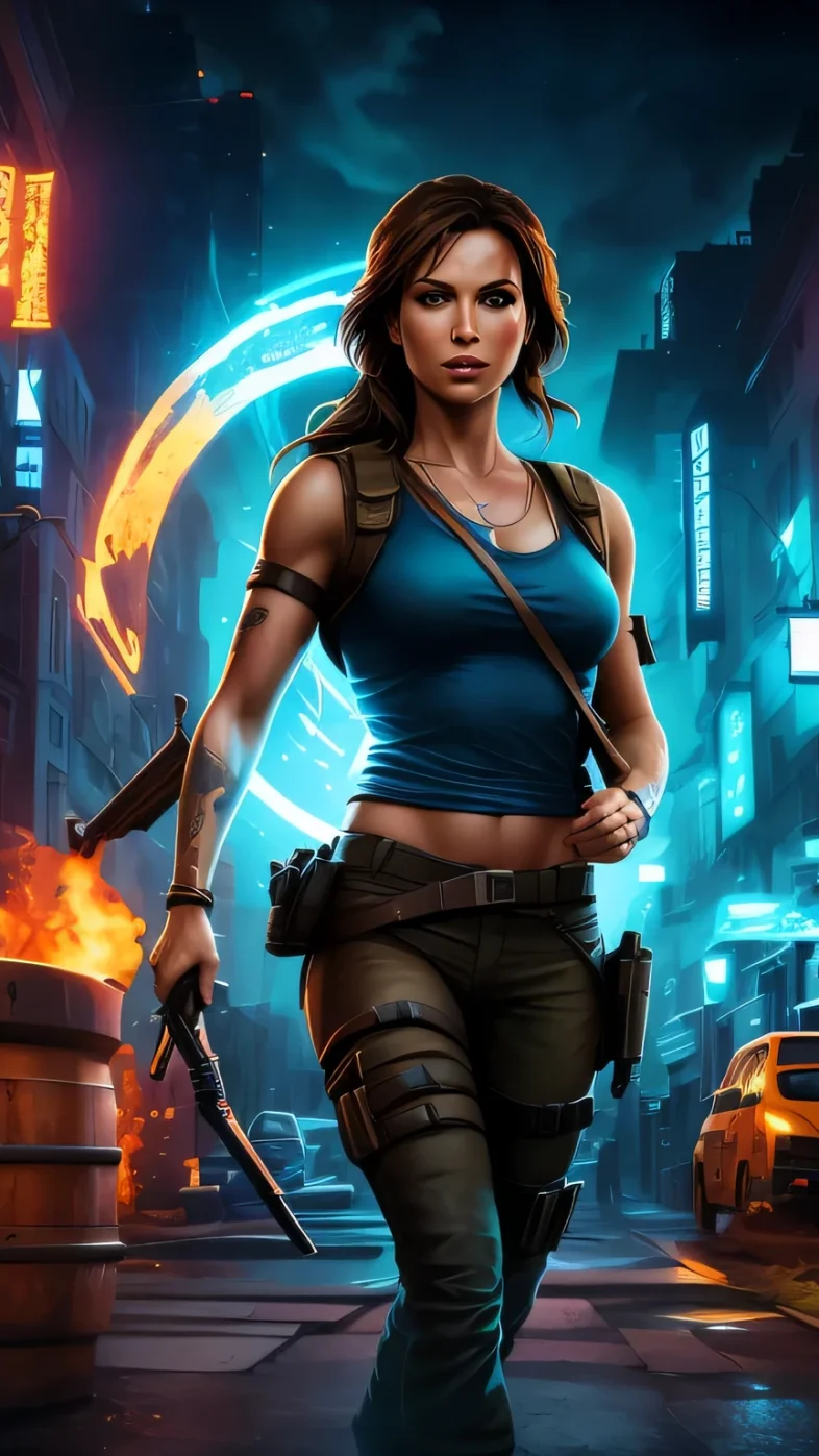 resident evil game girl wallpaper