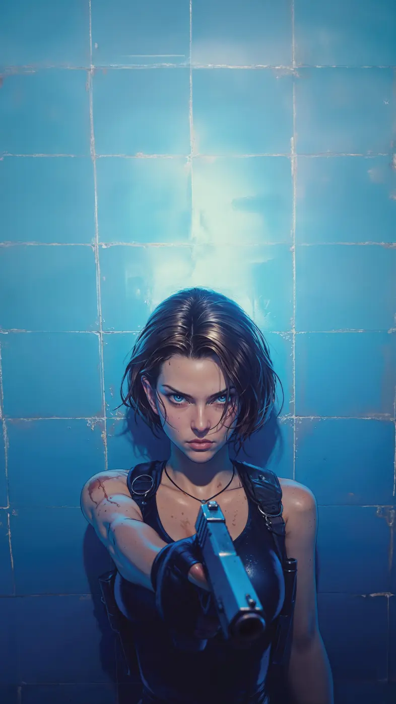 resident evil game girl wallpaper
