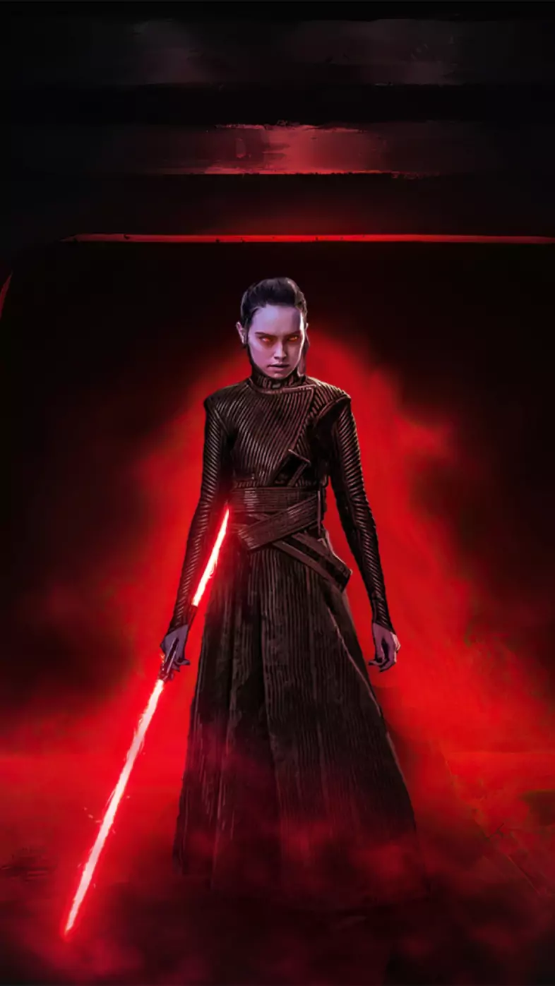 rey palpatine star wars cool  wallpaper