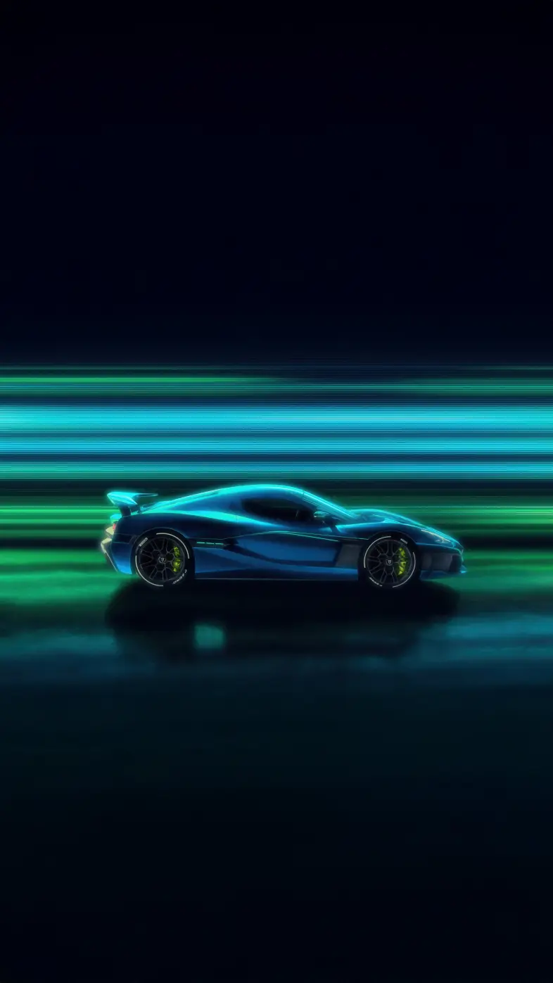rimac nevera speed car wallpaper