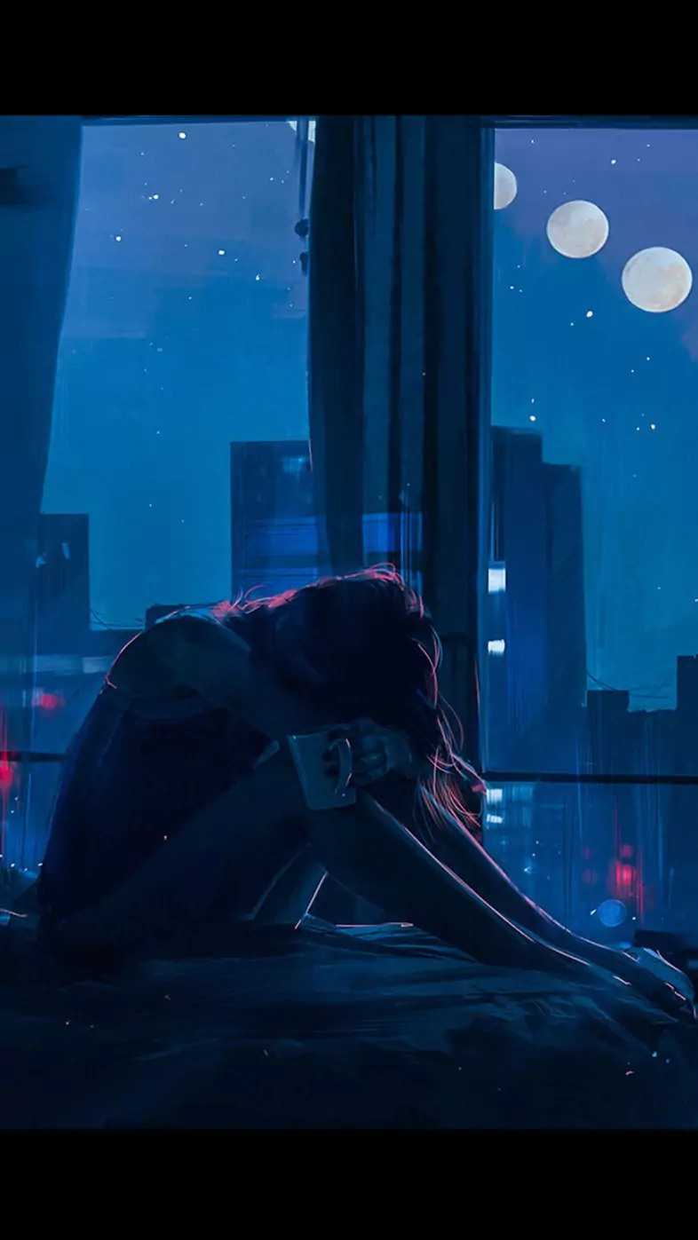 sad day art wallpaper