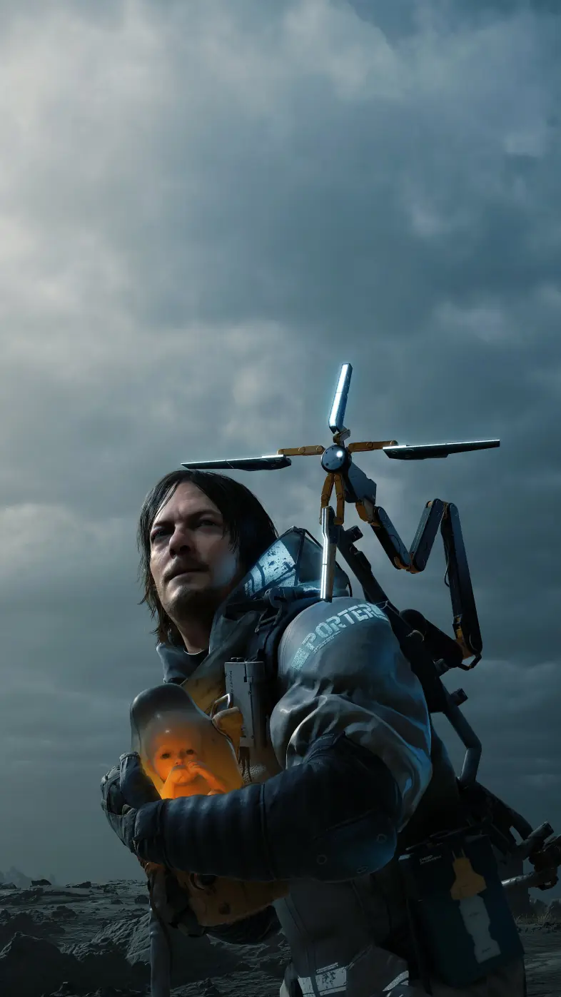 sam porter death stranding gameplay wallpaper