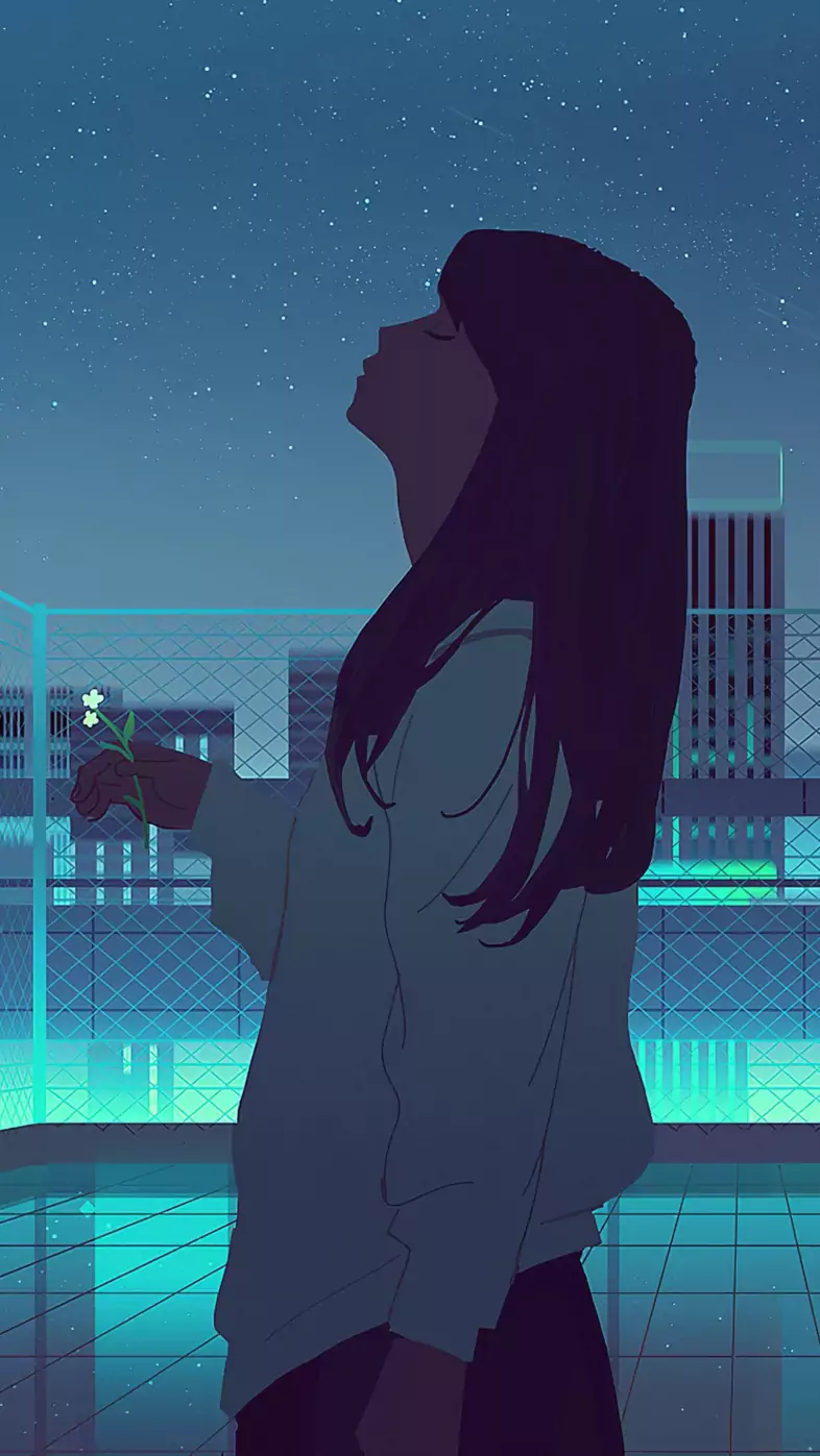 same blue moon anime wallpaper