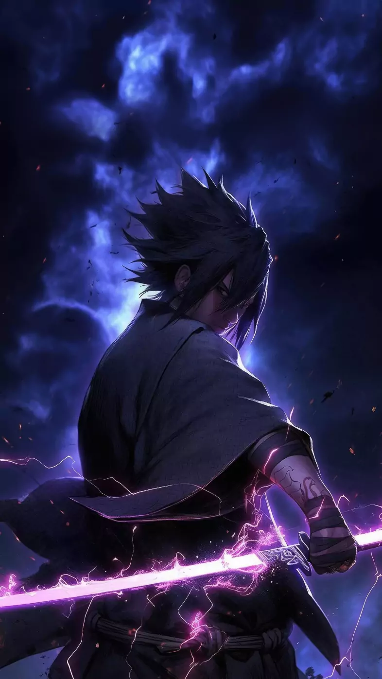 sasuke uchiha anime wallpaper